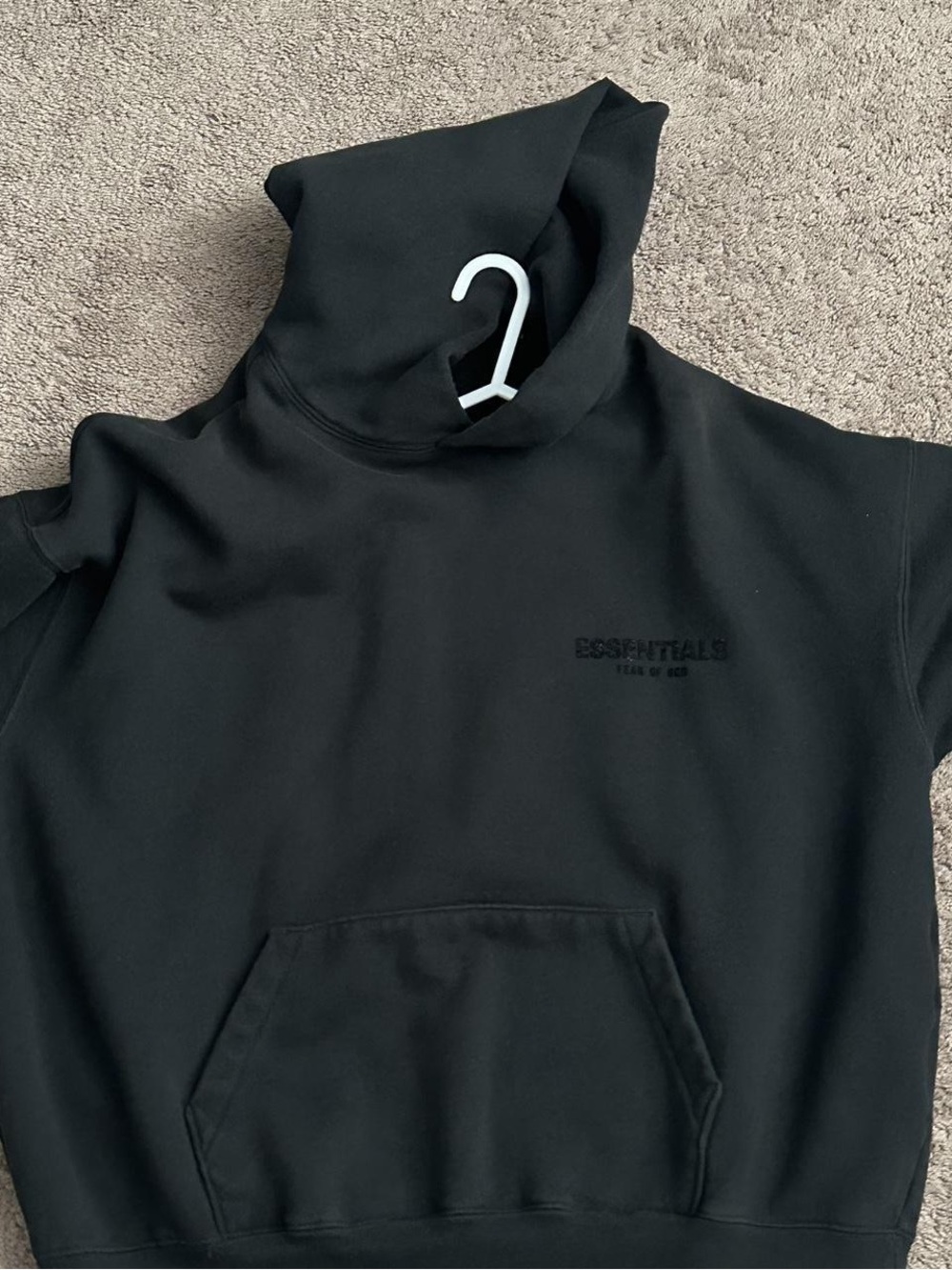 Essentials Black Hoodie